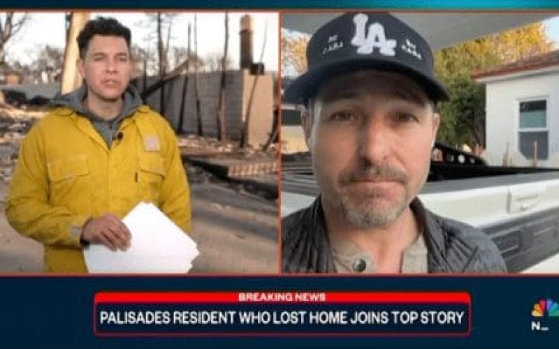 Palisades Fires - Blake Mallen Interview on NBC News